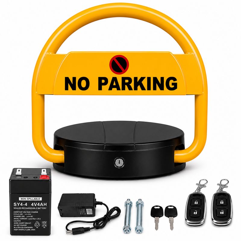 EUROMATIC Rechargeable Parking Lock 4V 4Ah EUROMATIC Rechargeable Parking Lock with 4V 4Ah Battery UAE