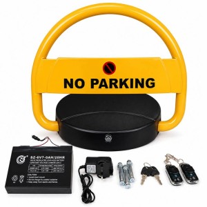 EUROMATIC Rechargeable Parking Lock with Remote Control