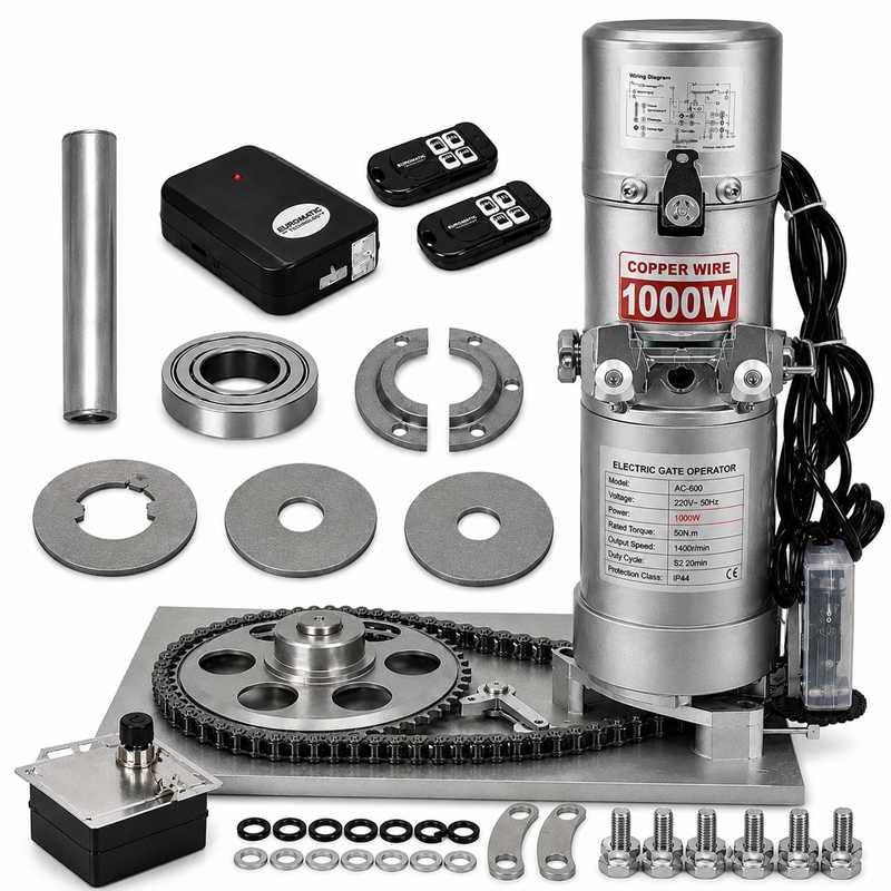 EUROMATIC 2000 KG Heavy Duty Rolling Shutter Side Motor UAE EUROMATIC Rolling Shutter Side Motor 2000 KG 3 Phase