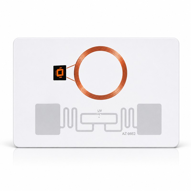 EUROMATIC UHF Dual Frequency RFID Card | UHF + EM 125KHz Access Card UAE